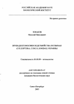 Жуки-долгоносики подсемейства Entiminae (Coleoptera, Curculionidae) Украины - тема автореферата по биологии, скачайте бесплатно автореферат диссертации