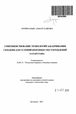 Совершенствование технологий заканчивания скважин для условий нефтяных месторождений Татарстана - тема автореферата по наукам о земле, скачайте бесплатно автореферат диссертации