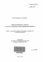 Лимноландшафты г. Томска - тема автореферата по наукам о земле, скачайте бесплатно автореферат диссертации