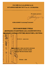 Гигрофоровые грибы (порядок Hygrophorales, Basidiomycota): видовой состав в России, филогенез, система - тема диссертации по биологии, скачайте бесплатно
