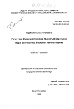 Голотурия Cucumaria frondosa Баренцева моря - тема диссертации по биологии, скачайте бесплатно