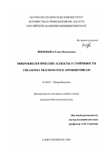 Микробиологические аспекты устойчивости Chlamydia Trachomatis к антибиотикам - тема диссертации по биологии, скачайте бесплатно