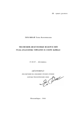 Эволюция диатомовых водорослей рода Aulacoseira Thwaites в озере Байкал - тема автореферата по биологии, скачайте бесплатно автореферат диссертации