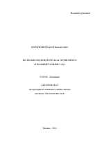 Целлобиозодегидрогеназа почвенного аскомицета ИНБИ 2-26(-) - тема автореферата по биологии, скачайте бесплатно автореферат диссертации