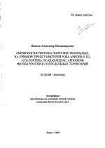 Морфология рисунка элитр жесткокрылых, на примере представителей рода Aphodius ILL. (Coleoptera: Scarabaeidae: Aphodini) фауны России и сопредельных территорий - тема автореферата по биологии, скачайте бесплатно автореферат диссертации