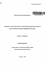 Скрининг гемолитической и иммуносупрессорной активности фотосенсибилизаторов порфиринового ряда - тема автореферата по биологии, скачайте бесплатно автореферат диссертации