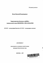 Характеристика биогенеза rasiPHK в герминальной ткани Drosophila melanogaster - тема автореферата по биологии, скачайте бесплатно автореферат диссертации