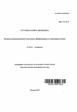 Процессы формирования B-структуры в фибриллярных и глобулярных белках - тема автореферата по биологии, скачайте бесплатно автореферат диссертации