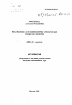 Роль обоняния в распознавании пола у млекопитающих - тема автореферата по биологии, скачайте бесплатно автореферат диссертации