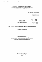 Система эвгленовых жгутиконосцев - тема автореферата по биологии, скачайте бесплатно автореферат диссертации