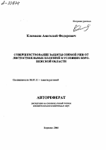 СОВЕРШЕНСТВОВАНИЕ ЗАЩИТЫ ОЗИМОЙ РЖИ ОТ ЛИСТОСТЕБЕЛЬНЫХ БОЛЕЗНЕЙ В УСЛОВИЯХ ВОРО­ НЕЖСКОЙ ОБЛАСТИ - тема автореферата по сельскому хозяйству, скачайте бесплатно автореферат диссертации