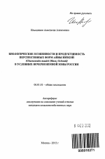 Биологические особенности и продуктивность перспективных форм айвы низкой (Chaenomeles maulei (Mast.) Schneid) в условиях Нечерноземной зоны России - тема автореферата по сельскому хозяйству, скачайте бесплатно автореферат диссертации