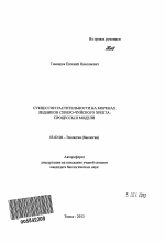 Сукцессии растительности на моренах ледников Северо-Чуйского хребта - тема автореферата по биологии, скачайте бесплатно автореферат диссертации