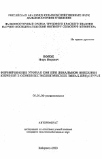 Формирование урожая сои при локальном внесении удобрений в основных экологических зонах Приамурья - тема автореферата по сельскому хозяйству, скачайте бесплатно автореферат диссертации