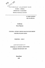 Генетика легких цепей иммуноглобулинов американской норки - тема автореферата по биологии, скачайте бесплатно автореферат диссертации