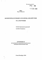 Протекторная фнукция амарантина при действии УФ-А облучения - тема автореферата по биологии, скачайте бесплатно автореферат диссертации