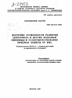 ИЗУЧЕНИЕ ОСОБЕННОСТИ РАЗВИТИЯ СЕПТОРИОЗА И ДРУГИХ БОЛЕЗНЕЙ ПШЕНИЦЫ И УСОВЕРШЕНСТВОВАНИЕ ПРИЕМОВ ЗАЩИТЫ ОТ НИХ - тема автореферата по сельскому хозяйству, скачайте бесплатно автореферат диссертации