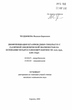 Дифференциация штаммов VIBRIO CHOLERAE O1 с различной эпидемической значимостью на основании четырех генов вирулентности ctxA, tcpA, toxR и hapA - тема автореферата по биологии, скачайте бесплатно автореферат диссертации