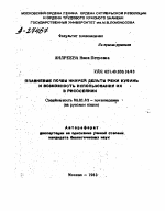 ПЛАВНЕВЫЕ ПОЧВЫ НИЖНЕЙ ДЕЛЬТЫ РЕКИ КУБАНЬ И ВОЗМОЖНОСТЬ ИСПОЛЬЗОВАНИЯ ИХ В РИСОСЕЯНИИ - тема автореферата по сельскому хозяйству, скачайте бесплатно автореферат диссертации