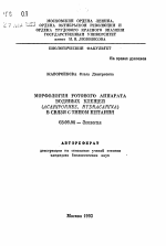 Морфология ротового аппарата водяных клещей (Acariformes, Hydracarina) в связи с типом питания - тема автореферата по биологии, скачайте бесплатно автореферат диссертации