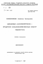 Цикадовые (Auchenorryncha) - вредители сельскохозяйственных культур Узбекистана - тема автореферата по биологии, скачайте бесплатно автореферат диссертации