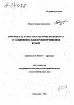 УРОЖАЙНОСТЬ И КАЧЕСТВО КУКУРУЗЫ В ЗАВИСИМОСТИ ОТ УДОБРЕНИЙ НА ВЫЩЕЛОЧЕННОМ ЧЕРНОЗЕМЕ КУБАНИ - тема автореферата по сельскому хозяйству, скачайте бесплатно автореферат диссертации