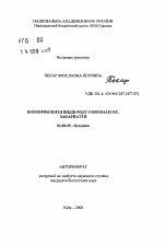 Биоморфология видов рода Corydalis DC. Закарпатья - тема автореферата по биологии, скачайте бесплатно автореферат диссертации