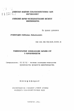 Ранневозрастное использование баранов сур в каракулеводстве - тема автореферата по сельскому хозяйству, скачайте бесплатно автореферат диссертации