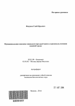 Функциональная геномика микоплазм при адаптации к стрессовым условиям внешней среды - тема автореферата по биологии, скачайте бесплатно автореферат диссертации