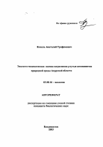 Эколого-геохимическая оценка загрязнения ртутью компонентов природной среды Амурской области - тема автореферата по биологии, скачайте бесплатно автореферат диссертации