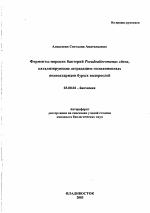 Ферменты морских бактерий Pseudoalteromonas citrea, катализирующие деградацию полианионных полисахаридов бурых водорослей - тема автореферата по биологии, скачайте бесплатно автореферат диссертации