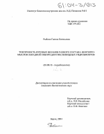 Токсичность буровых шламов разного состава нефтепромыслов Западной Сибири для пресноводных гидробионтов - тема диссертации по биологии, скачайте бесплатно