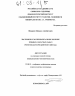 Численное и экспериментальное решение прямых и обратных задач рентгено-флуоресцентного метода - тема диссертации по наукам о земле, скачайте бесплатно