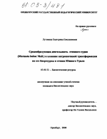 Средообразующая деятельность степного сурка (Marmota bobac Mull.) и влияние антропогенной трансформации на его биоресурсы в степях Южного Урала - тема диссертации по биологии, скачайте бесплатно