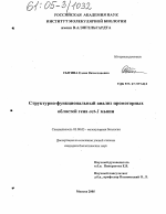 Структурно-функциональный анализ промоторных областей гена oct-1 мыши - тема диссертации по биологии, скачайте бесплатно