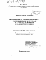 Продуктивность звеньев севооборота с зернобобовыми культурами на серых лесных почвах Чувашской Республики - тема диссертации по сельскому хозяйству, скачайте бесплатно