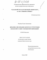 Динамика образования антител к структурным белкам ВИЧ-1 и ДНК у больных ВИЧ-инфекцией - тема диссертации по биологии, скачайте бесплатно