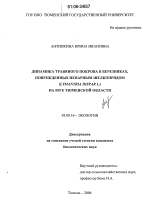 Динамика травяного покрова в березняках, поврежденных непарным шелкопрядом (Lymantria dispar L.) на юге Тюменской области - тема диссертации по биологии, скачайте бесплатно