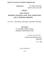 Механизмы транспорта ионов через нанометровые поры в модельных мембранах - тема диссертации по биологии, скачайте бесплатно