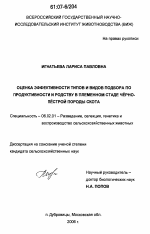 Оценка эффективности типов и видов подбора по продуктивности и родству в племенном стаде черно-пестрой породы скота - тема диссертации по сельскому хозяйству, скачайте бесплатно