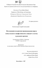 Исследование механизмов проникновения вируса венесуэльского энцефаломиелита лошадей в клетку в реальном времени - тема диссертации по биологии, скачайте бесплатно