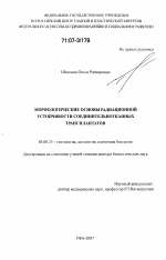 Морфологические основы радиационной устойчивости соединительнотканных трансплантатов - тема диссертации по биологии, скачайте бесплатно