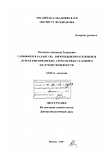 Газообмен и баланс CO2 биогеоценозов сосняков и дубрав при изменении атмосферных условий и влагообеспеченности - тема диссертации по биологии, скачайте бесплатно