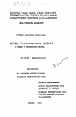 Изучение Streptococcus lactis штамм МГУ в связи с биосинтезом низина - тема диссертации по биологии, скачайте бесплатно