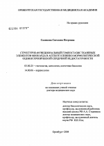 Структурно-функциональный гомеостазис тканевых элементов миокарда в аспекте клинико-морфологической оценки хронической сердечной недостаточности - тема диссертации по биологии, скачайте бесплатно