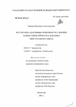 Регуляторно-адаптивные возможности у женщин разных типов личности в динамике менструального цикла - тема диссертации по биологии, скачайте бесплатно