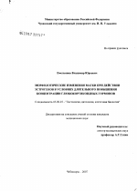 Морфологические изменения матки при действии эстрогенов в условиях длительного повышения концентрации глюкокортикоидных гормонов - тема диссертации по биологии, скачайте бесплатно