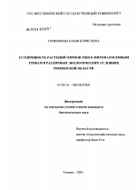 Устойчивость озимой ржи к фитопатогенным грибам в различных экологических условиях Тюменской обл. - тема диссертации по биологии, скачайте бесплатно