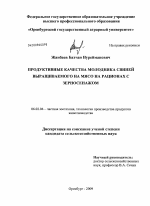 Продуктивные качества молодняка свиней, выращиваемого на мясо на рационах с зерносенажом - тема диссертации по сельскому хозяйству, скачайте бесплатно