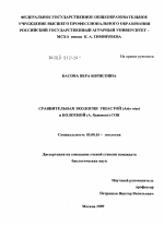 Сравнительная экология ушастой (Asio otus) и болотной (A.flammeus) СОВ - тема диссертации по биологии, скачайте бесплатно